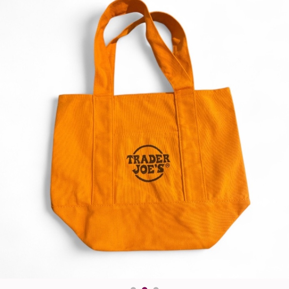Orange Canvas Tote Bag - Picture 2 of 2